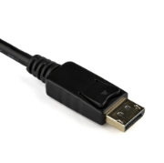 Picture of StarTech.com DisplayPort to VGA Adapter - Active DP to VGA Converter - 1080p Video - DisplayPort Certified - DP/DP++ Source to VGA Monitor Cable Adapter Dongle - Latching DP Connector