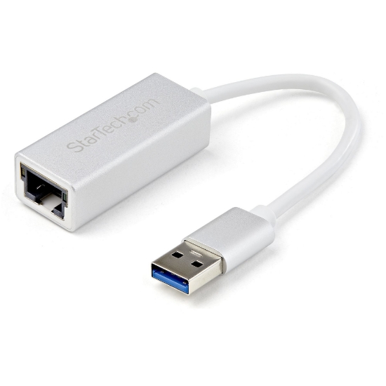Picture of StarTech.com USB 3.0 to Gigabit Network Adapter - Silver