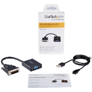 Picture of StarTech.com DVI-D to VGA Active Adapter Converter Cable - 1080p