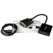 Picture of StarTech.com DVI-D to VGA Active Adapter Converter Cable - 1080p