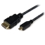 Image de StarTech.com Câble HDMI haute vitesse avec Ethernet 0,5 m - HDMI vers HDMI Micro - M/M