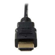 Picture of StarTech.com 50cm Micro HDMI to HDMI Cable with Ethernet - 4K 30Hz Video - Durable High Speed Micro HDMI Type-D to HDMI 1.4 Adapter Cable/Converter Cord - UHD HDMI Monitors/TVs/Displays - M/M