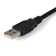 Picture of StarTech.com 6ft (1.8m) 2-Port FTDI USB to Serial RS232 Adapter Cable with COM Retention, USB to RS232 Adapter - TAA