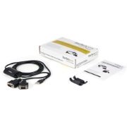 Picture of StarTech.com 6ft (1.8m) 2-Port FTDI USB to Serial RS232 Adapter Cable with COM Retention, USB to RS232 Adapter - TAA