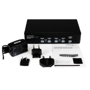 Picture of StarTech.com 4 Port High Resolution USB DVI Dual Link KVM Switch with Audio