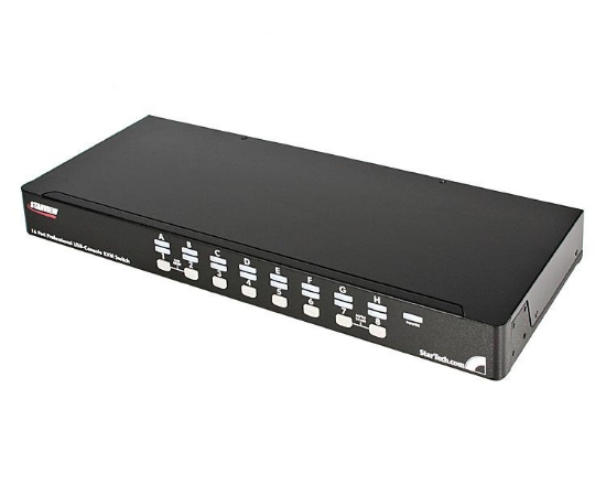 Picture of StarTech.com 16 Port 1U Rackmount USB PS/2 KVM Switch with OSD