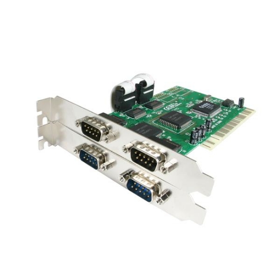 Picture of StarTech.com 4 Port PCI RS232 Serial Adapter Card with 16550 UART