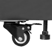 Picture of StarTech.com 4-Post 22U Server Rack Cabinet, Lockable 19" Data Rack Cabinet for Computer / AV / IT Equipment, Office / Home Network Rack with Casters & Adjustable Mounting Rails