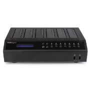 Picture of StarTech.com USB 3.0 / eSATA 6-Bay Hard Drive Duplicator Dock - 1:5 HDD / SSD Cloner and Eraser