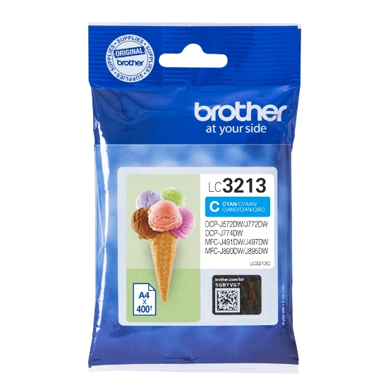 Picture of Brother LC3213C ink cartridge 1 pc(s) Original Cyan