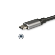 Picture of StarTech.com USB C Multiport Adapter, Portable USB-C Dock to 4K HDMI, 2-pt USB 3.0 Hub, SD/SDHC, GbE, 60W PD Pass-Through - USB Type-C/Thunderbolt 3 - REPLACED BY DKT30CHSDPD1