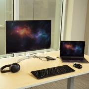 Picture of StarTech.com USB C Multiport Adapter, Portable USB-C Dock to 4K HDMI, 2-pt USB 3.0 Hub, SD/SDHC, GbE, 60W PD Pass-Through - USB Type-C/Thunderbolt 3 - REPLACED BY DKT30CHSDPD1