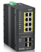 Picture of Zyxel RGS200-12P Managed L2 Gigabit Ethernet (10/100/1000) Power over Ethernet (PoE) Black
