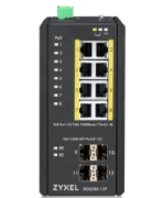 Picture of Zyxel RGS200-12P Managed L2 Gigabit Ethernet (10/100/1000) Power over Ethernet (PoE) Black