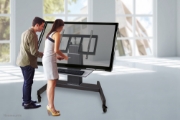 Picture of Neomounts PLASMA-M2500TBLACK TV trolley 42-100" - motorised - table tilt function