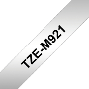 Picture of Brother TZE-M921 label-making tape Black on metallic