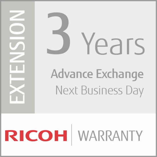 Picture of Ricoh 3 Year Extended Warranty (Network) 3 year(s)
