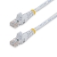 Image de StarTech.com Câble réseau Cat5e UTP sans crochet de 3m - Cordon Ethernet RJ45 anti-accroc - M/M - Blanc