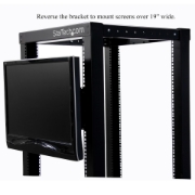 Picture of StarTech.com Universal VESA LCD Monitor Mounting Bracket for 19in Rack or Cabinet