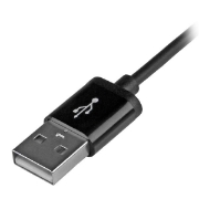Picture of StarTech.com 1 m (3 ft.) USB to Lightning Cable - iPhone / iPad / iPod Charger Cable - High Speed Charging Lightning to USB Cable - Apple MFi Certified - Black