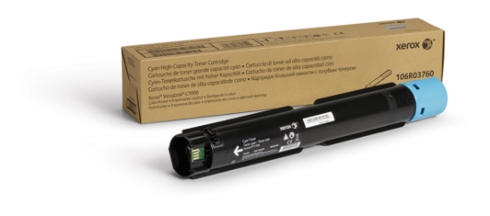 Picture of Xerox Genuine ® VersaLink® C7000 Color Printer Cyan High capacity Toner Cartridge (10100 Pages) - 106R03760