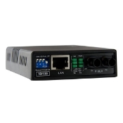 Picture of StarTech.com 10/100 Multi Mode Fiber Copper Fast Ethernet Media Converter ST 2 km