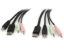 Picture of StarTech.com 6ft 4-in-1 USB DisplayPort KVM Switch Cable w/ Audio & Microphone