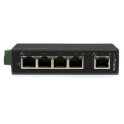 Picture of StarTech.com 5-port industrial Ethernet switch - DIN rail mountable