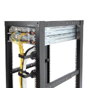 Picture of StarTech.com Multi-Directional Vertical Server Rack Cable Management D-Ring Hook 2.4x3.9in (6x10cm)