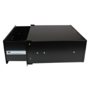 Picture of StarTech.com 4U Black Steel Storage Drawer for 19in Racks and Cabinets