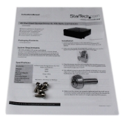 Picture of StarTech.com 4U Black Steel Storage Drawer for 19in Racks and Cabinets