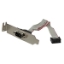 Picture of StarTech.com 9 Pin Serial Male to 10 Pin Motherboard Header LP Slot Plate
