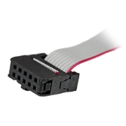 Picture of StarTech.com 9 Pin Serial Male to 10 Pin Motherboard Header LP Slot Plate