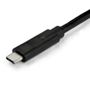Picture of StarTech.com 3ft/1m USB C to VGA Cable - 1920x1200/1080p USB Type C to VGA Video Active Adapter Cable - Thunderbolt 3 Compatible - Laptop to VGA Monitor/Projector - DP Alt Mode HBR2