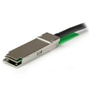 Picture of StarTech.com MSA Compliant QSFP+ Direct-Attach Twinax Cable - 2 m (6.6 ft)~MSA Uncoded Compatible 2m 40G QSFP+ to QSFP+ Direct Attach Breakout Cable Twinax - 40 GbE QSFP+ Copper DAC 40 Gbps Low Power Passive Transceiver Module DAC