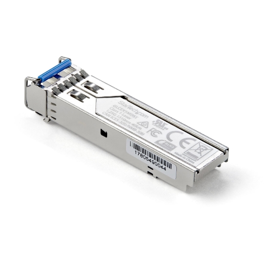 Picture of StarTech.com Cisco GLC-EX-SMD Compatible SFP Transceiver Module - 1000BASE-EX~Cisco GLC-EX-SMD Compatible SFP Module - 1000BASE-EX - 1GbE Single Mode Fiber SMF Optic Transceiver - 1GE Gigabit Ethernet SFP - LC 40km - 1310nm - DDM Cisco Firepower, ASR920, IE2000