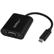 Picture of StarTech.com USB-C to VGA Adapter - with Presentation Mode Switch - 1920x1200