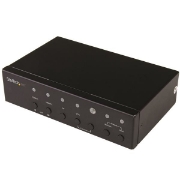 Picture of StarTech.com Multi-Input HDBaseT Extender with Built-in Switch - DisplayPort, VGA and HDMI Over CAT5e or CAT6 - Up to 4K
