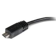 Picture of StarTech.com 6in Micro USB to Mini USB Adapter Cable M/F