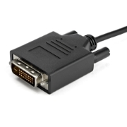 Picture of StarTech.com 3.3 ft. (1 m) USB-C to DVI Cable - 1920 x 1200 - Black