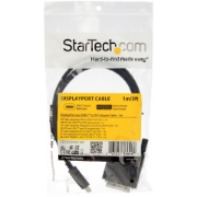 Picture of StarTech.com 3.3 ft. (1 m) USB-C to DVI Cable - 1920 x 1200 - Black