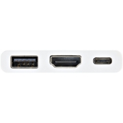 Picture of StarTech.com USB-C Multiport Adapter with HDMI - USB 3.0 Port - 60W PD - White