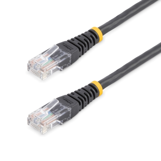 Picture of StarTech.com Cat5e Patch Cable with Molded RJ45 Connectors - 15 m - Black