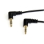 Picture of StarTech.com 6 ft Slim 3.5mm Right Angle Stereo Audio Cable - M/M