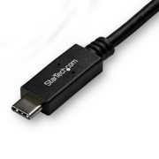 Picture of StarTech.com 10ft (3m) USB C to DVI Cable - 1080p (Single Link) USB Type-C (DP Alt Mode HBR2) to DVI-Digital Video Adapter Cable - Works w/ Thunderbolt 3 - Laptop to DVI Monitor/Display