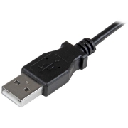 Picture of StarTech.com Micro-USB Charge-and-Sync Cable M/M - Right-Angle Micro-USB - 24 AWG - 2 m (6 ft.)
