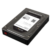 Picture of StarTech.com 2.5” to 3.5” SATA Aluminum Hard Drive Adapter Enclosure with SSD / HDD Height up to 12.5mm