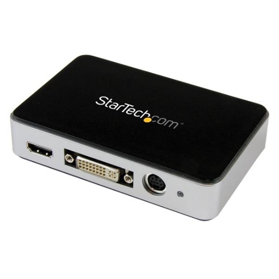 Picture of StarTech.com USB 3.0 Video Capture Device - HDMI / DVI / VGA / Component HD Video Recorder - 1080p 60fps - TAA