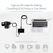 Picture of StarTech.com USB 3.0 Video Capture Device - HDMI / DVI / VGA / Component HD Video Recorder - 1080p 60fps - TAA
