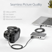 Picture of StarTech.com USB 3.0 Video Capture Device - HDMI / DVI / VGA / Component HD Video Recorder - 1080p 60fps - TAA